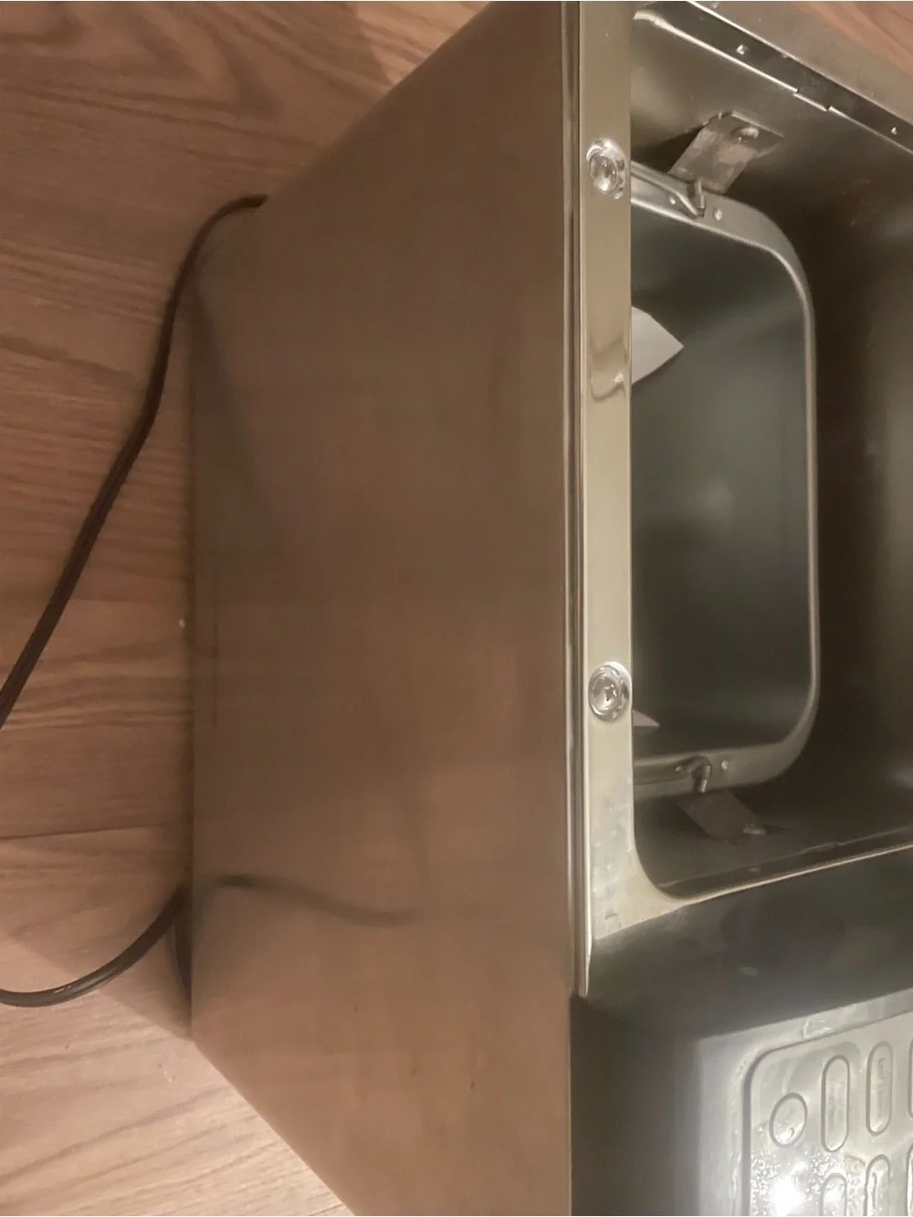 Black Bread Machine with Digital Control Panel